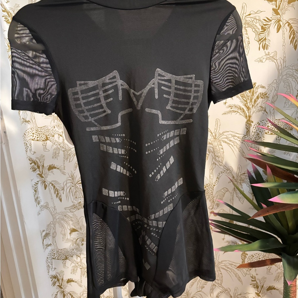 Black Sheer Women's Top